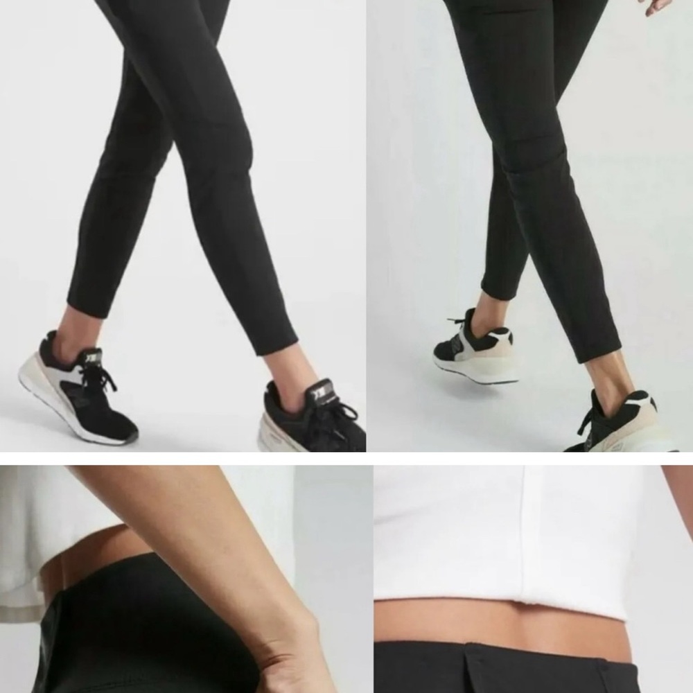 NWOT Athleta Trekkie Hybrid Crop Tight Size 2, Black